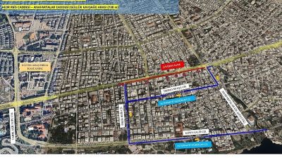 Antalya Büyükşehir Belediyesi 100. Yıl Bulvarı üzerinde altyapı kurum ve