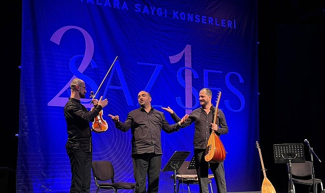 Nilüfer Belediyesi’nin ev sahipliği yaptığı “2Saz 1Ses: Ustalara Saygı” konser