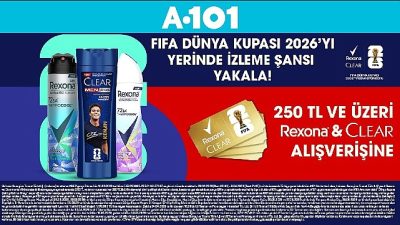 A101, Rexona ve Clear iş birliğiyle hayata geçirdiği kampanya kapsamında,