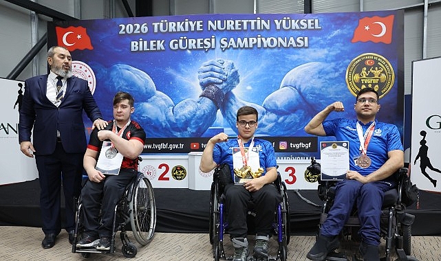 Bağcılar Belediyesi, Engelliler Spor Kulübü sporcuları, Yalova'da düzenlenen Türkiye Bilek