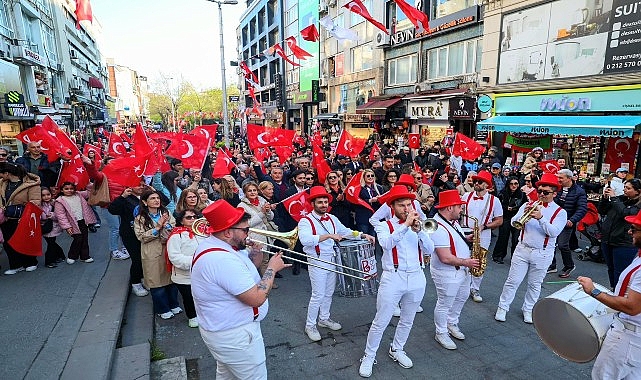 23 Nisan Ulusal Egemenlik ve Çocuk Bayramı kapsamında Bakırköy’de düzenlenen