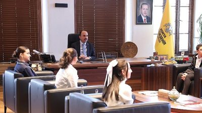 Konya Büyükşehir Belediyesi çatısı altında faaliyet yürüten Çocuk Meclisi Başkanı