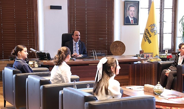 Konya Büyükşehir Belediyesi çatısı altında faaliyet yürüten Çocuk Meclisi Başkanı