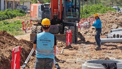 Çerçioğlu’nun öncülüğünde, Aydın’ın tüm ilçelerinde sürdürülen altyapı yatırımları hız kesmeden
