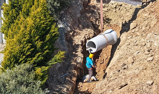 Çerçioğlu’nun öncülüğünde, Aydın’ın tüm ilçelerinde sürdürülen altyapı yatırımları hız kesmeden