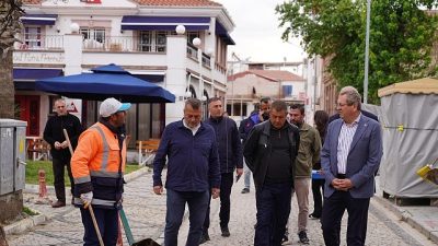 Ayvalık Belediye Başkanı Mesut Ergin, Cunda (Alibey) Adası’nda belediye meclis