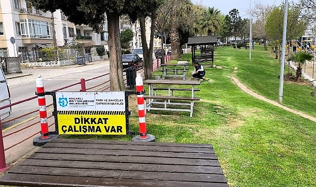 Kocaeli Büyükşehir Belediyesi, yaz sezonu öncesinde sahil bölgelerinde bakım ve