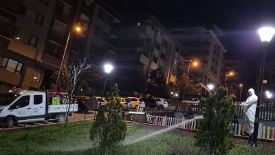 Çankaya Belediyesi, havaların ısınmasıyla birlikte ilçe genelinde kapsamlı bir ilaçlama çalışmasına başladı.