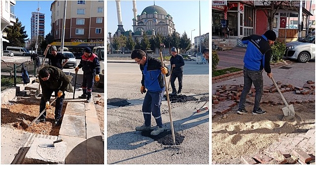 Kahramankazan Belediyesi Fen İşleri Müdürlüğü ekipleri, ilçe genelinde ulaşım konforunu