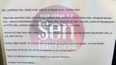 23 Mart'ta Maslak'daki evinden atlayarak yaşamına son veren Erol Köse'nin
