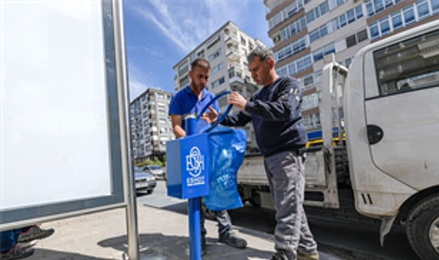 İzmir Büyükşehir Belediyesi ESHOT Genel Müdürlüğü’nün başlattığı uygulamayla otobüs durakları