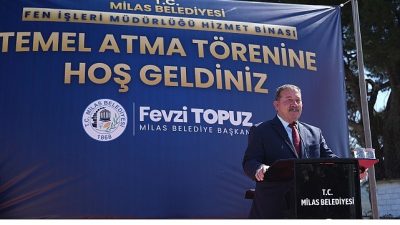 Milas Belediyesi tarafından Fen İşleri Müdürlüğü bünyesindeki birimleri bir arada