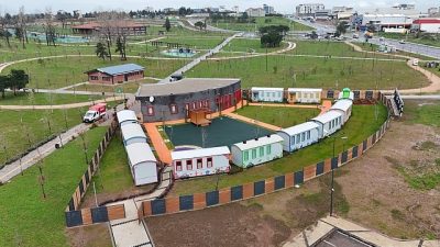 Çocukların güvenli ve eğitici bir ortamda eğlenerek vakit geçirdiği “Lokomotif