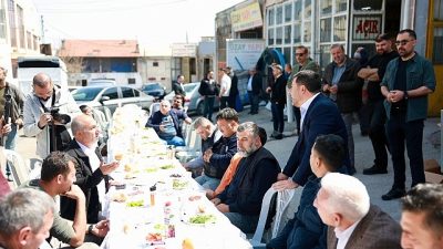 Nevşehir Belediye Başkanı Rasim Arı, Gönül Buluşmaları kapsamında Yeni Sanayi