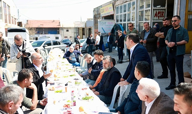 Nevşehir Belediye Başkanı Rasim Arı, Gönül Buluşmaları kapsamında Yeni Sanayi