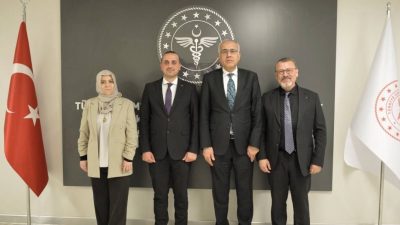 Hekim Birliği Sendikası Yöneticileri Halk Sağlığı Genel Müdürü Öz'e Sorun