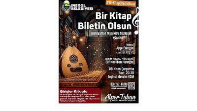 İnegöl Belediyesi tarafından düzenlenen “Bir Kitap Biletin Olsun” etkinliği, edebiyat
