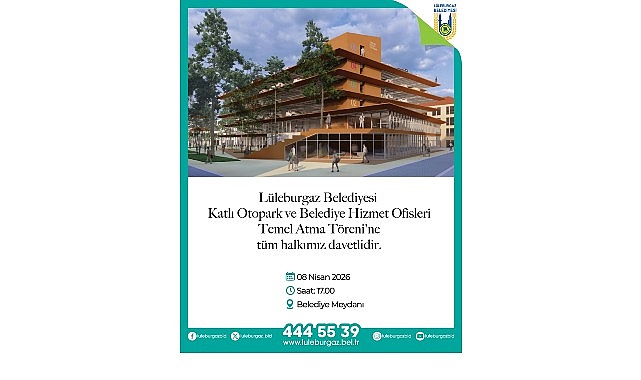 Lüleburgaz Belediyesi, kent merkezindeki önemli dönüşüm projelerinden biri olan Katlı