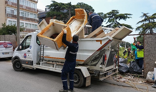 Maltepe’de bahar temizliği seferberliği mahalle mahalle ilerliyor. İlçe genelinde sürdürülen