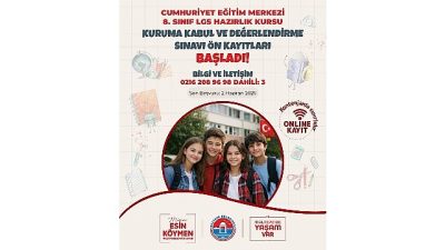 Maltepe Belediyesi Liseye Geçiş Sınavı’na (LGS) hazırlanmak isteyen öğrenciler için