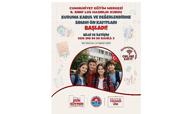 Maltepe Belediyesi Liseye Geçiş Sınavı’na (LGS) hazırlanmak isteyen öğrenciler için