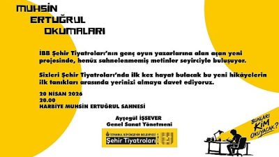 İstanbul Büyükşehir Belediyesi Şehir Tiyatroları, 18-35 yaş arası genç oyun