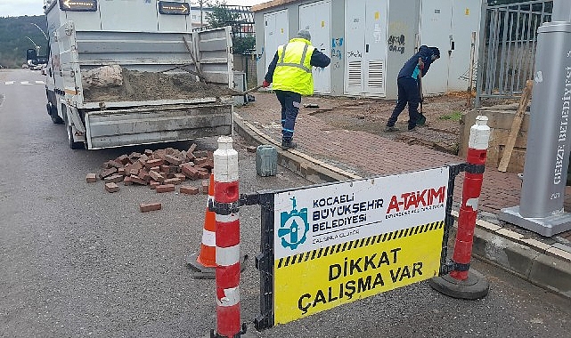 Kocaeli Büyükşehir Belediyesi, kent genelinde ulaşım altyapısını daha güvenli ve