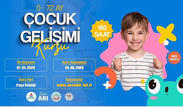 KAPEM ve Nevşehir Halk Eğitim Merkezi işbirliğince “0-72 Ay Çocuk