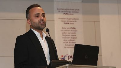 Nilüfer Belediyesi’nin ev sahipliğinde düzenlenen eğitimde konuşan Sürdürülebilirlik Profesyoneli Samet