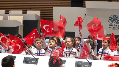 23 Nisan Ulusal Egemenlik ve Çocuk Bayramı kutlamaları kapsamında Nilüfer