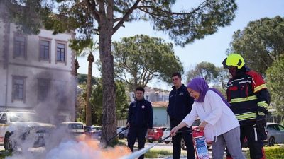 Balıkesir Büyükşehir Belediyesi İtfaiye Daire Başkanlığı tarafından il genelinde yürütülen