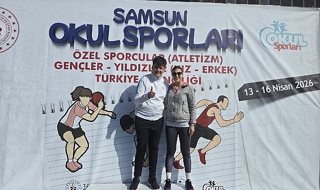 13-16 Nisan tarihleri arasında Samsun’da düzenlenen Okul Sporları Özel Sporcular