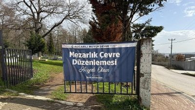 Kocaeli Büyükşehir Belediyesi, mezarlıkların güvenli ve estetik bir görünüme kavuşması