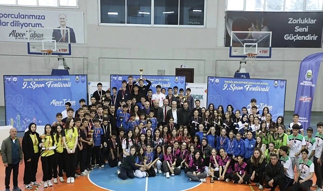 İnegöl Belediyesi 9. Okullar Arası Spor Festivali kapsamında puanlı atletizm