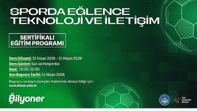 Kadir Has Üniversitesi Spor Çalışmaları Merkezi ile Bilyoner ortaklığında bu