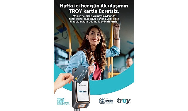 Manisa Büyükşehir Belediyesi tarafından başlatılan TROY Kart kampanyası vatandaşlardan büyük