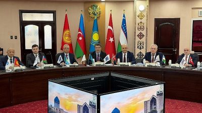 Türkiye Bankalar Birliği (TBB) Başkanı Alpaslan Çakar başkanlığında Kazakistan'ın Türkistan