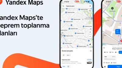 Kullanıcılar, Yandex Maps ve Navi uygulamaları üzerinden "toplanma alanı" gibi