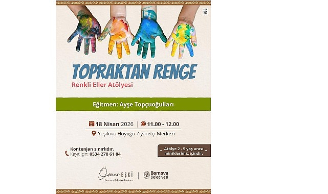 Bornova Belediyesi, Nisan ayı boyunca Yeşilova Höyüğü Ziyaretçi Merkezi’nde düzenlediği