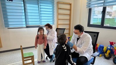 Yuvamız Bakırköy Gündüz Çocuk Bakımevlerinde eğitim gören çocuklar, belediyenin tıp