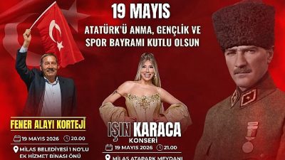Milas Belediyesi, 19 Mayıs Atatürk'ü Anma, Gençlik ve Spor Bayramı’nı