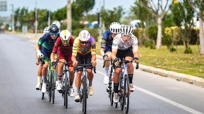 61.Cumhurbaşkanlığı Türkiye Bisiklet Turu'nun 152.8 kilometrelik Antalya-Antalya etabını Astana Takımı'ndan