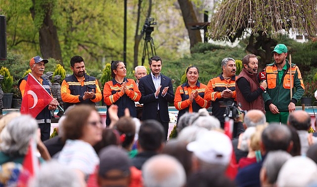 Çankaya Belediye Başkanı Hüseyin Can Güner, Ahmed Arif Parkı’nda düzenlenen,
