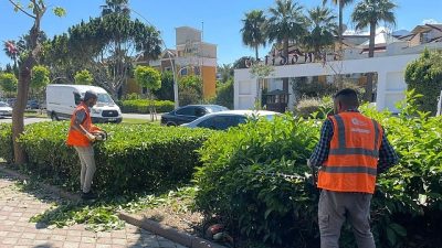 Antalya Büyükşehir Belediyesi, çevre dostu peyzaj uygulamalarına aralıksız devam ediyor.