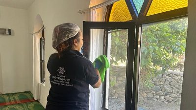 Aydın Büyükşehir Belediyesi, Kurban Bayramı öncesi ibadethanelerde temizlik çalışmalarına devam