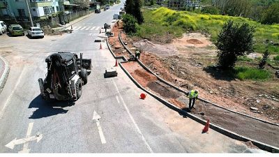 Kocaeli Büyükşehir Belediyesi, Başiskele ilçesinde trafik akışını daha düzenli ve