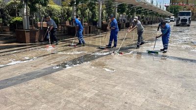Çerçioğlu’nun öncülüğünde Kurban Bayramı öncesinde kent genelinde sürdürülen çalışmalar aralıksız