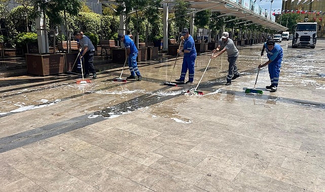 Çerçioğlu’nun öncülüğünde Kurban Bayramı öncesinde kent genelinde sürdürülen çalışmalar aralıksız