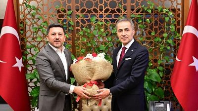 Nevşehir Belediye Başkanı Rasim Arı ve Belediye Başkan Yardımcısı İbrahim