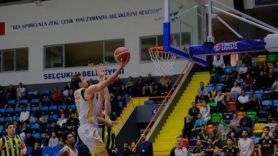 Büyükşehir Adını Yarı Finale Yazdırdı Konya Büyükşehir Belediyespor, Türkiye Sigorta Türkiye Basketbol Ligi play-off çeyrek